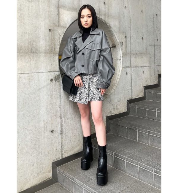 MURUA「ラップジャガードスカート」|スカート|