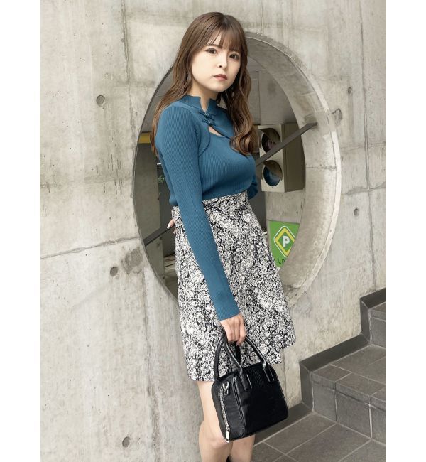 MURUA「ラップジャガードスカート」|スカート|