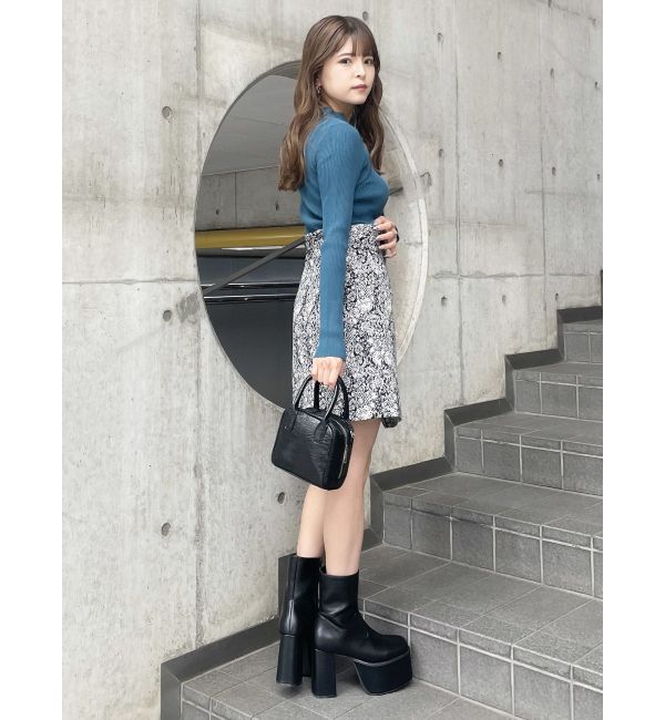 MURUA「ラップジャガードスカート」|スカート|