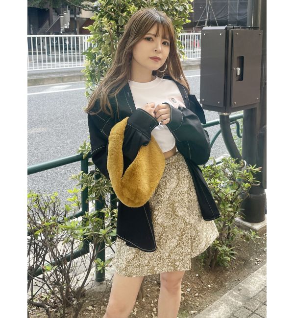 MURUA「ラップジャガードスカート」|スカート|