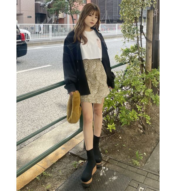 MURUA「ラップジャガードスカート」|スカート|