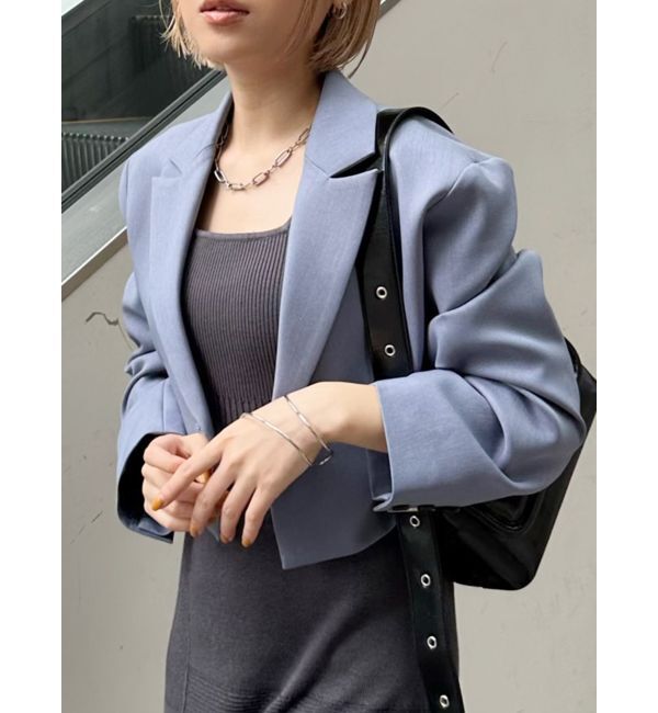 MURUA「パウダーツイルショートジャケット」|その他|ブルー