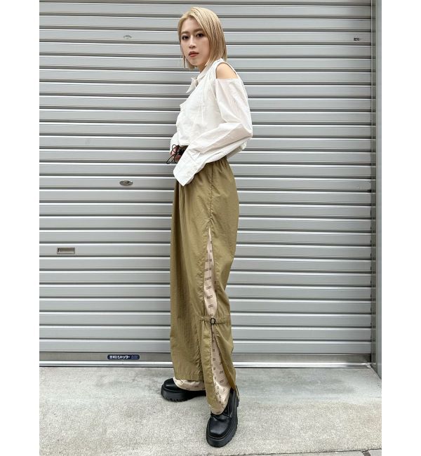 MURUA「メッシュロゴナイロンカーゴフレアパンツ【2way】」|その他|