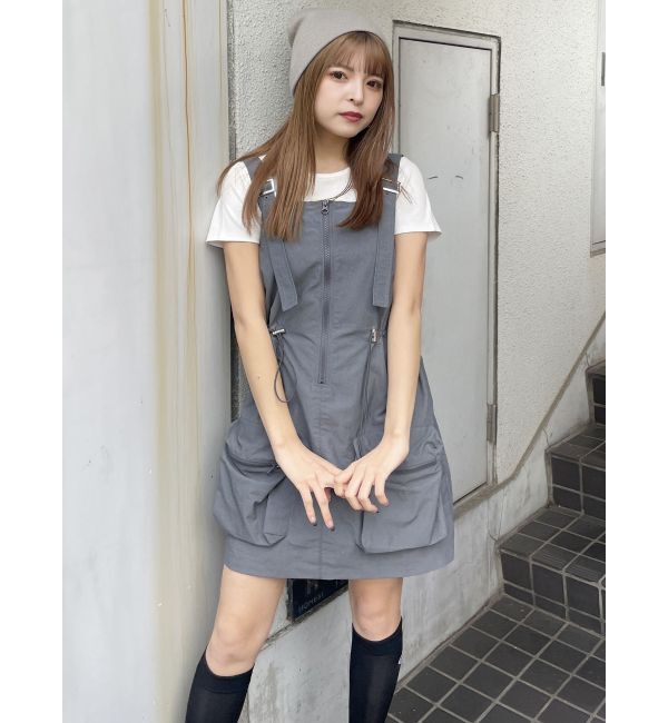 MURUA「カーゴベアミニワンピース」|ワンピース|