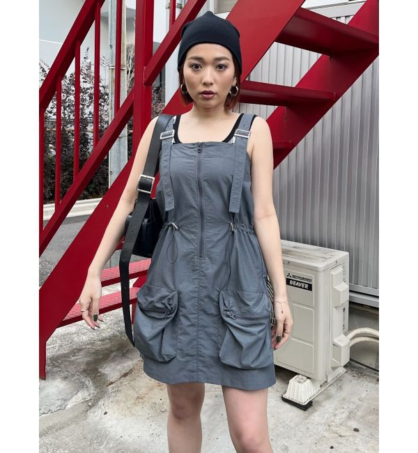 MURUA「カーゴベアミニワンピース」|ワンピース|