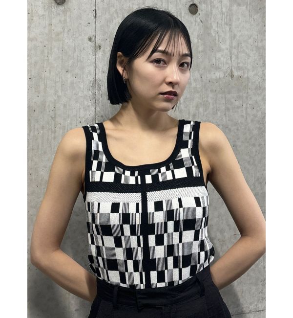 MURUA「ジオメタンクトップ」|タンクトップ|