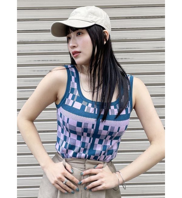 MURUA「ジオメタンクトップ」|タンクトップ|