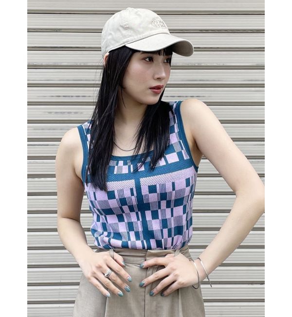 MURUA「ジオメタンクトップ」|タンクトップ|