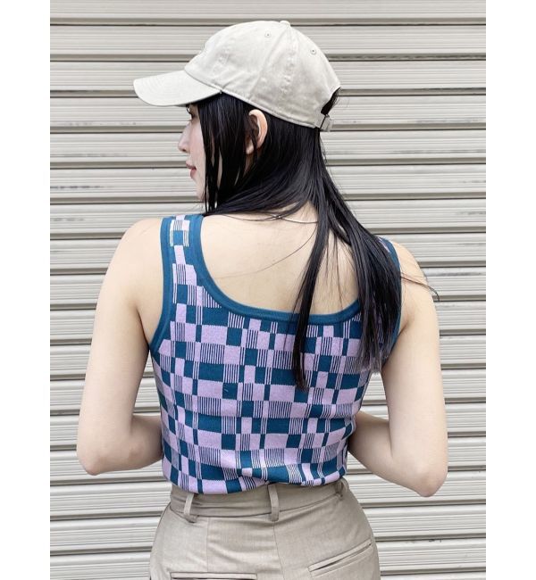 MURUA「ジオメタンクトップ」|タンクトップ|