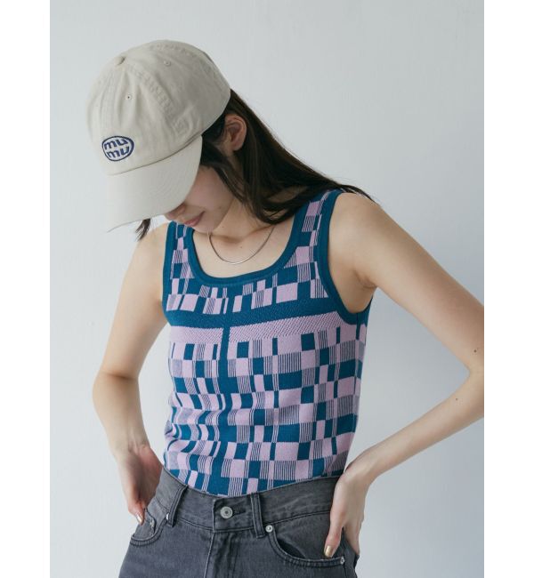 MURUA「ジオメタンクトップ」|タンクトップ|