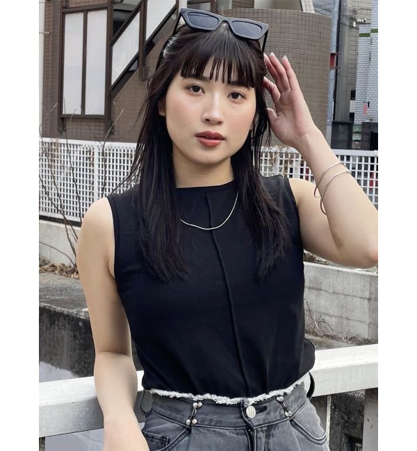 MURUA「2WAYコンパクトカットソー【セット販売対象】」|タンクトップ|