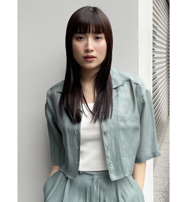 MURUA「クロップトスクエアニットタンク」|ニット・セーター|