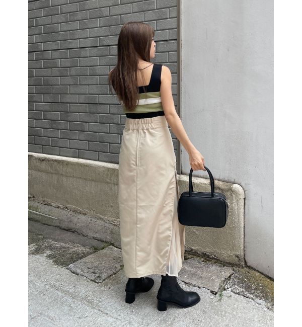 MURUA「クロップトスクエアニットタンク」|ニット・セーター|