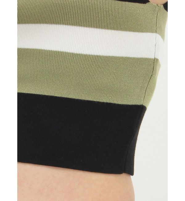 MURUA「クロップトスクエアニットタンク」|ニット・セーター|