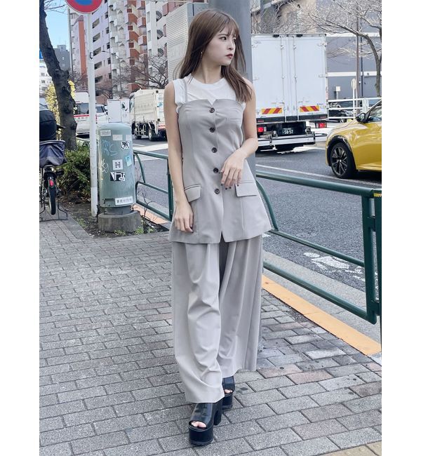 MURUA「セミシアーノースリカットトップス」|Tシャツ・カットソー|