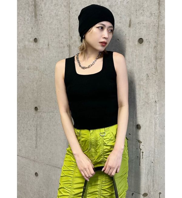 MURUA「スクエアミニマルタンク」|ニット・セーター|