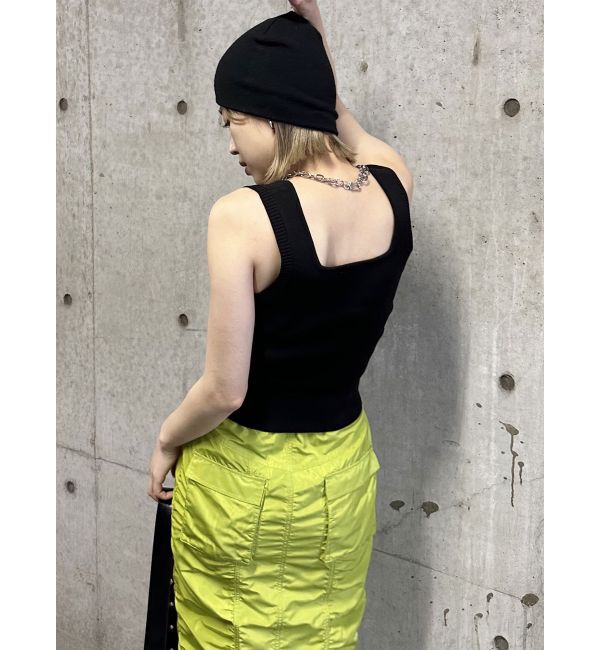 MURUA「スクエアミニマルタンク」|ニット・セーター|