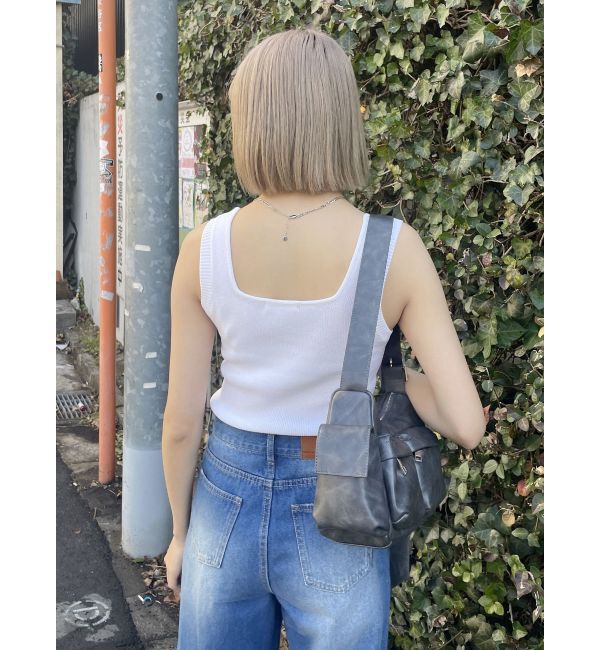 MURUA「スクエアミニマルタンク」|ニット・セーター|