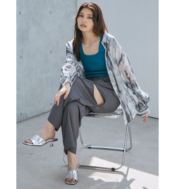 MURUA「スクエアミニマルタンク」|ニット・セーター|