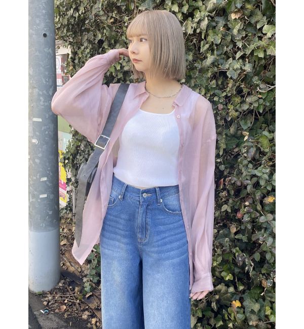 MURUA「スクエアミニマルタンク」|ニット・セーター|