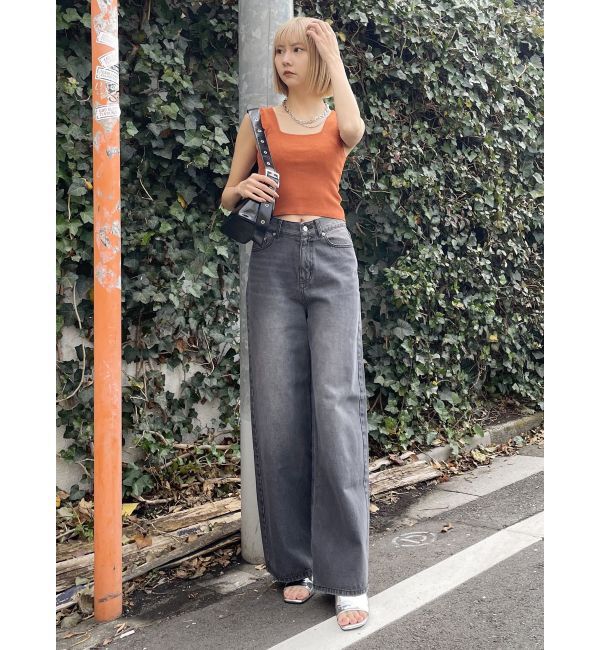 MURUA「スクエアミニマルタンク」|ニット・セーター|