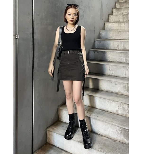 MURUA「スクエアミニマルタンク」|ニット・セーター|