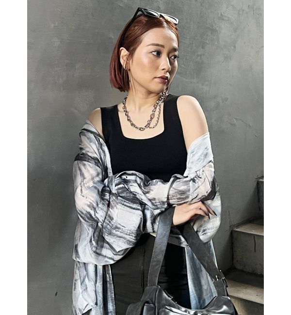 MURUA「スクエアミニマルタンク」|ニット・セーター|