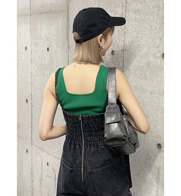 MURUA「スクエアミニマルタンク」|ニット・セーター|