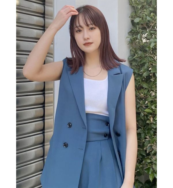 MURUA「スクエアミニマルタンク」|ニット・セーター|