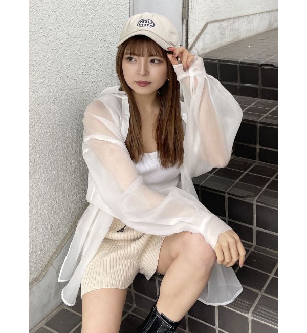 MURUA「スクエアミニマルタンク」|ニット・セーター|