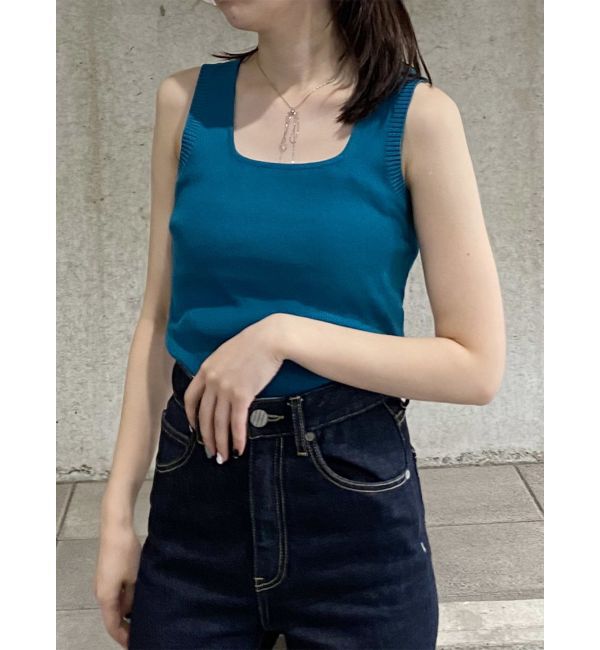 MURUA「スクエアミニマルタンク」|ニット・セーター|