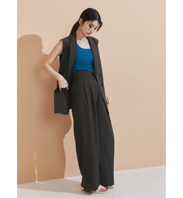 MURUA「スクエアミニマルタンク」|ニット・セーター|