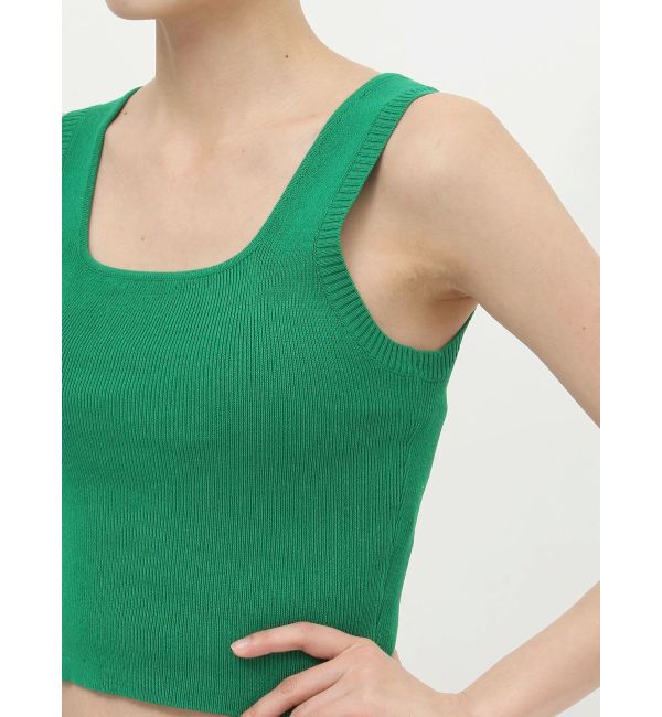 MURUA「スクエアミニマルタンク」|ニット・セーター|