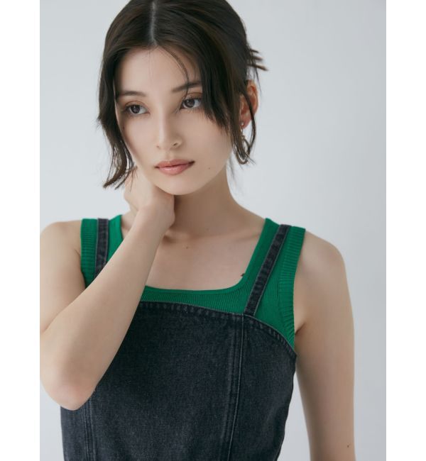 MURUA「スクエアミニマルタンク」|ニット・セーター|