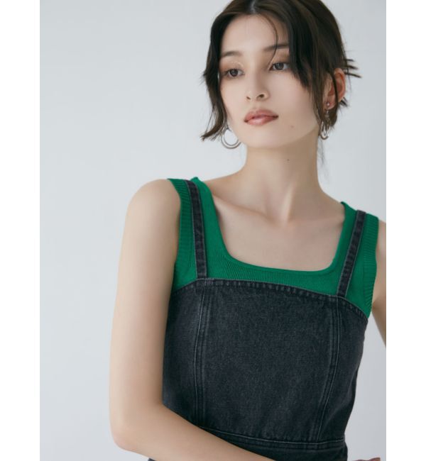 MURUA「スクエアミニマルタンク」|ニット・セーター|