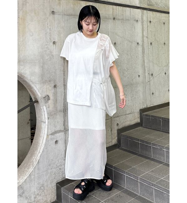 MURUA「シースルーメッシュスカート」|スカート|