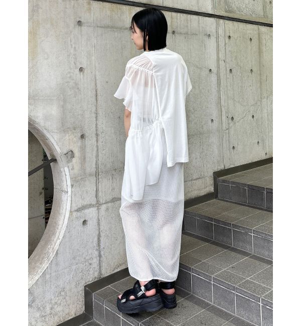 MURUA「シースルーメッシュスカート」|スカート|