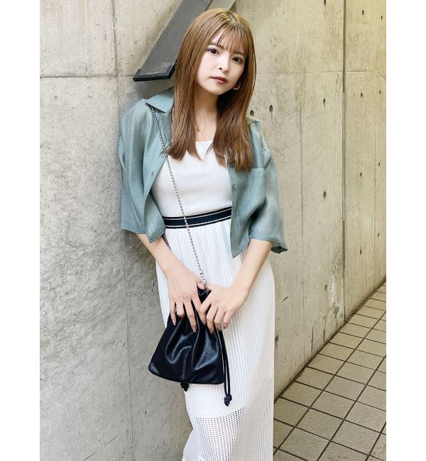 MURUA「シースルーメッシュスカート」|スカート|