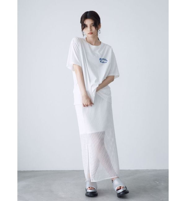 MURUA「シースルーメッシュスカート」|スカート|