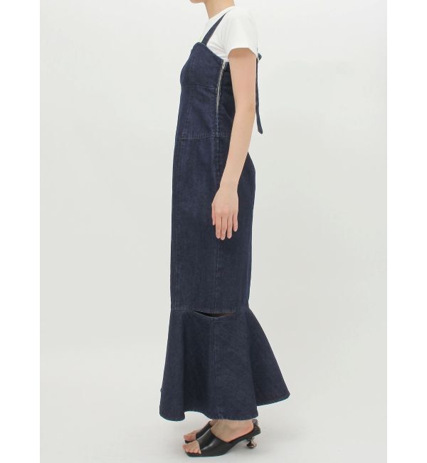 MURUA「デニムジャンパースカート」|ワンピース|