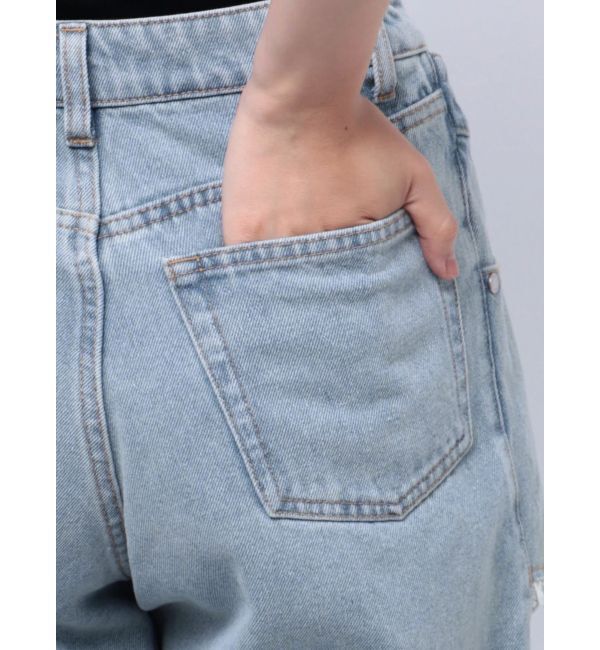 MURUA「スカートレイヤードデニム」|デニム|