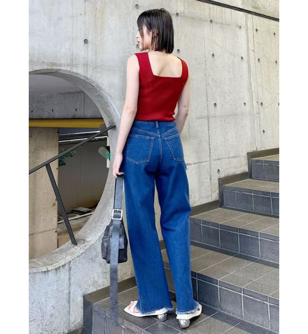 MURUA「デザインリブタンク」|ニット・セーター|