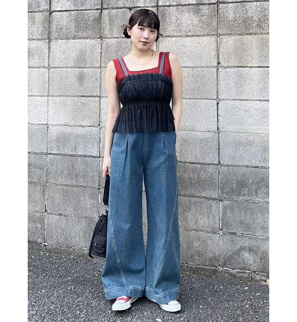 MURUA「デザインリブタンク」|ニット・セーター|