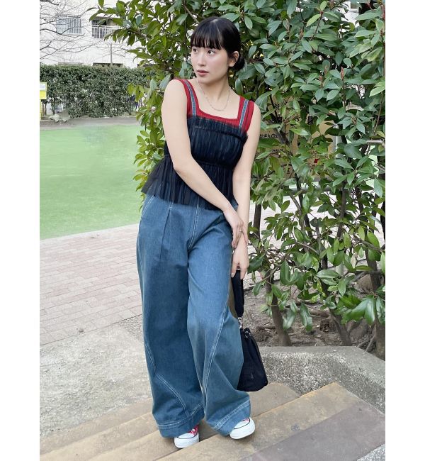 MURUA「デザインリブタンク」|ニット・セーター|