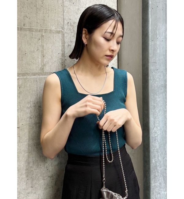 MURUA「デザインリブタンク」|ニット・セーター|