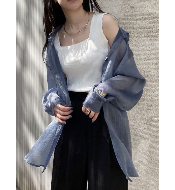 MURUA「デザインリブタンク」|ニット・セーター|