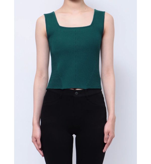 MURUA「デザインリブタンク」|ニット・セーター|