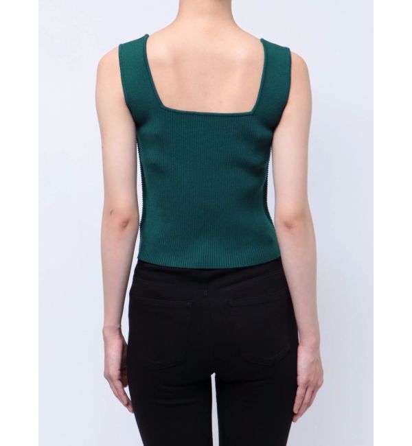 MURUA「デザインリブタンク」|ニット・セーター|