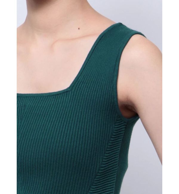 MURUA「デザインリブタンク」|ニット・セーター|