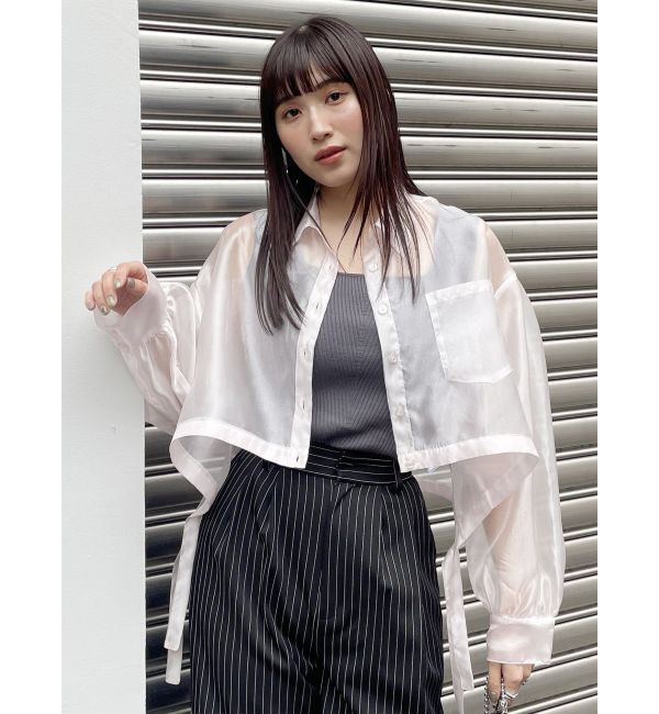 MURUA「デザインリブタンク」|ニット・セーター|